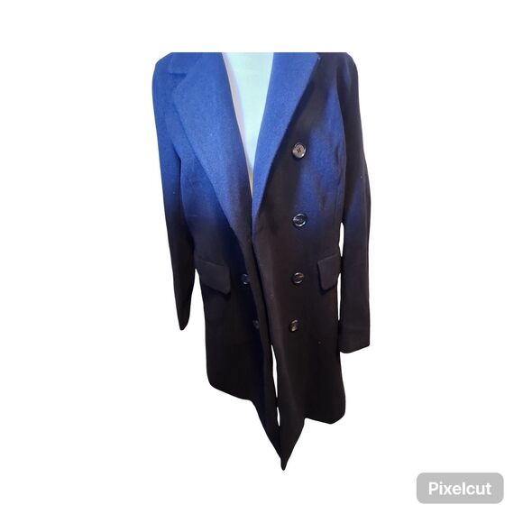 1NWOT Size Medium Allegra K Winter Black Coat - Picture 7 of 10